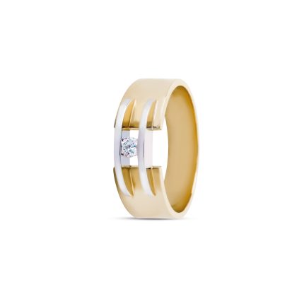 Gouden sieraden met briljant 0.03 crt