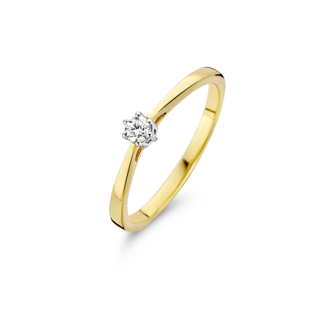 Article_3010536_Orig_1.jpg Gouden ring briljant 0.10 crt. - Afbeelding 1