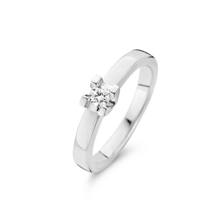 Gouden ring briljant 0,09 crt.