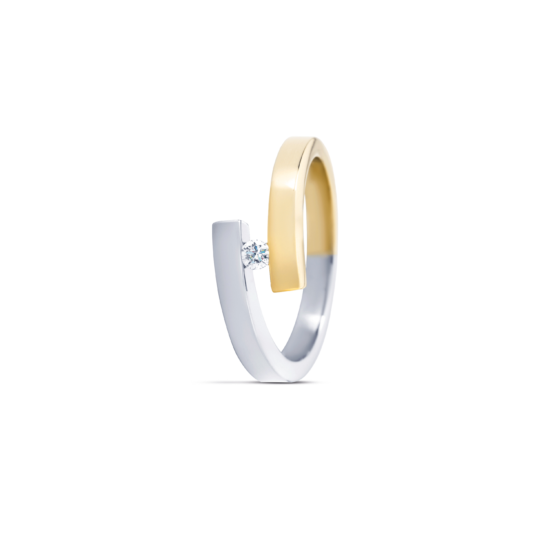 Article_3010594_Orig_1.jpg Gouden ring briljant 0.04 crt - Afbeelding 1