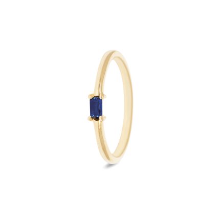 Gouden sieraden Miss Spring met saffier